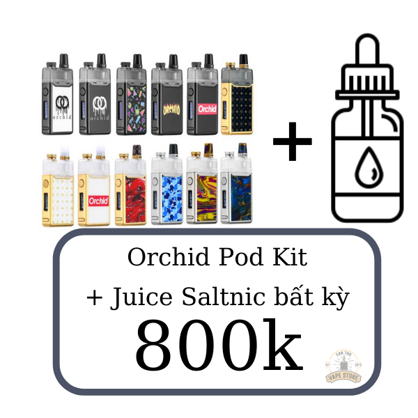 COMBO ORCHID POD KIT KÈM TINH DẦU SALTNIC