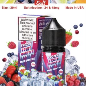 Saltnic USA 30ml/48mg Fruits Monster mixed berry ice hương vị hoa quả rừng nhiệt đới