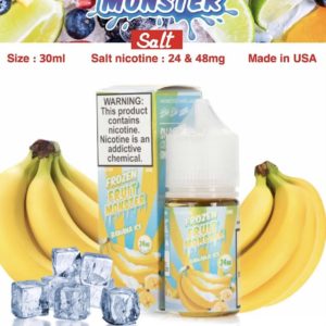 Fruits Monster Chuối the mát 30ml - Tinh dầu saltnic USA 48mg