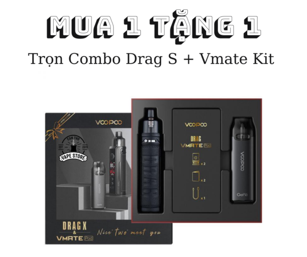 combo Drag S & Vmate Pod Kit