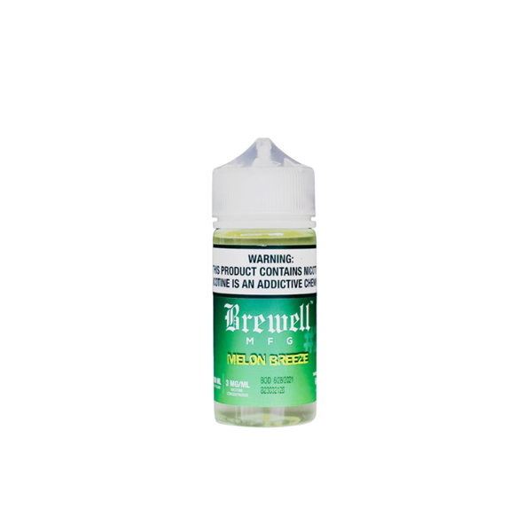 Sản phẩm Brewell Honeydew menthol Dưa gang the mát 100ml - Tinh dầu Mỹ 3% ni