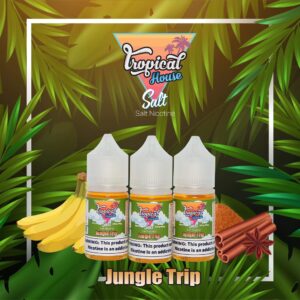 Tropical Jungle Trip (Vị chuối mix tí hương bánh) Saltnic 50mg