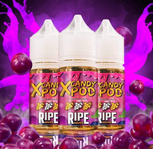 X Candy Pod Saltnic Ripe Grapes