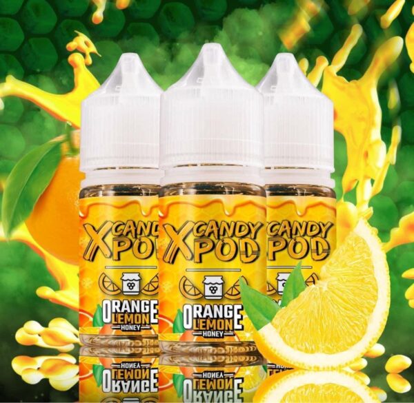 X Candy Pod Salt Nic Orange Lemon Honey