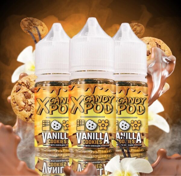 X Candy Pod Salt Nic Vani Cookies