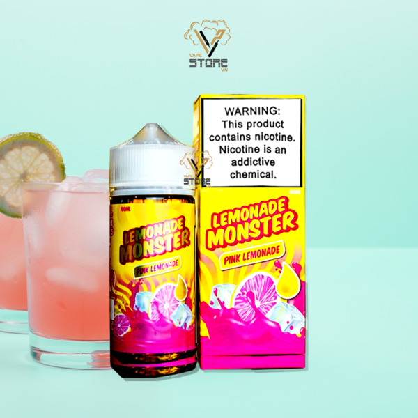 Pink lemonade Lemonade Monster 100ml 3mg VapeStore